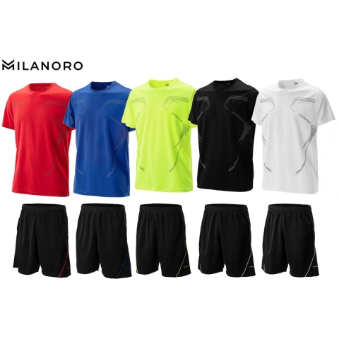 Milanoro - Stijlvol sportsetje voor mannen - Groen - 3XL