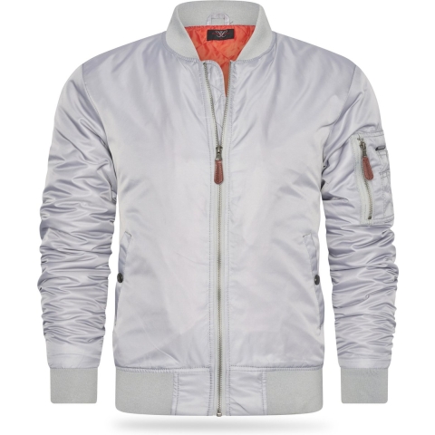 Cappuccino Italia - Heren Jas zomer Navy Seal Jacket Grijs - Grijs - Maat XXL