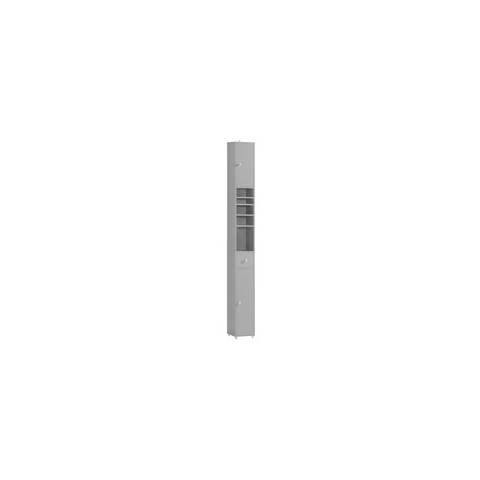SoBuy Badkamer Kolomkast - Slank - 20 x 20 x 180 cm - Grijs