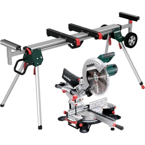 Metabo Afkortzaag KGS 305 M met trekfunctie + KSU 401 onderstel - 690862000