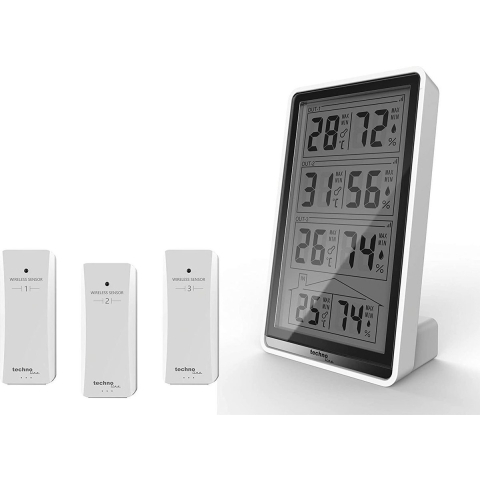 Techno Line Temperaturstation WS 7060 Draadloze thermo- en hygrometer