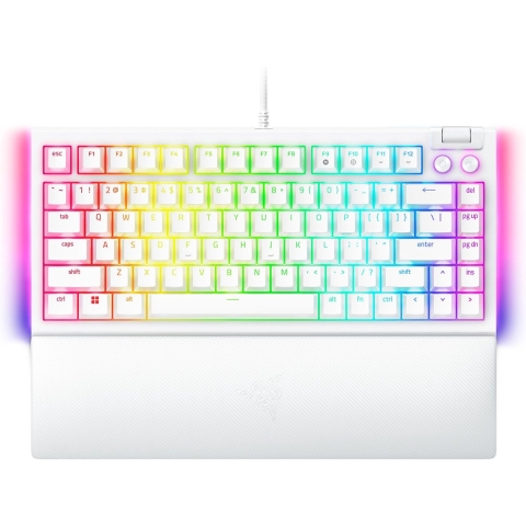 Razer BlackWidow V4 75% Wit Bedraad Gaming Toetsenbord