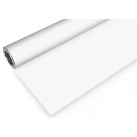 BRESSER Vinyl achtergrondrol wit 2,00x8m