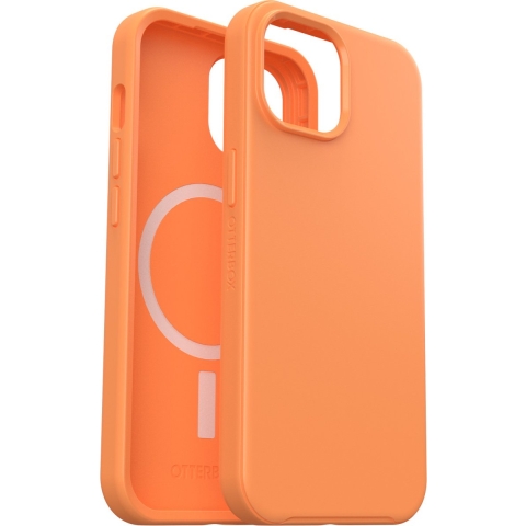 Otterbox Symmetry Backcover Apple iPhone 16e, iPhone 15, iPhone 14, iPhone 13 Oranje MagSafe compatible