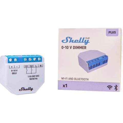 Shelly Shelly Plus 0-10V Dimmer Dimactor Bluetooth, WiFi