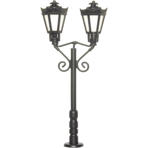 Viessmann Modelltechnik H0 Parklantaarn Dubbel Kant-en-klaar model 6073 1 stuk(s)