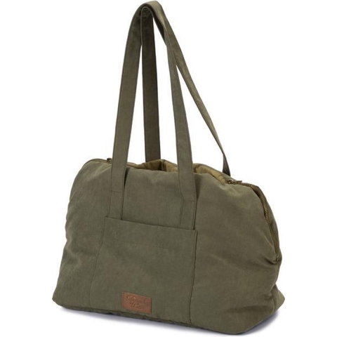 Designed by Lotte Bundu - Draagtas Hond - Groen - 40x20x28 cm