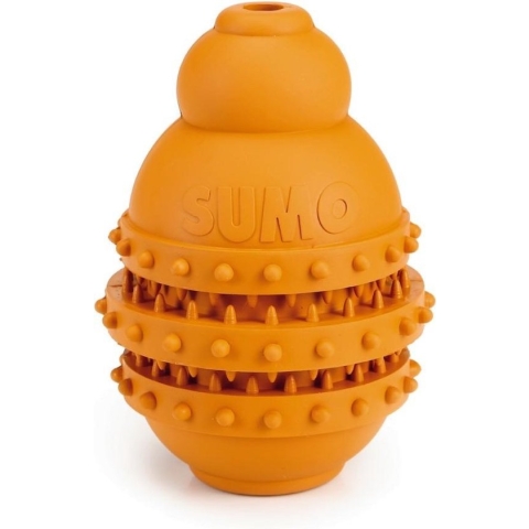 Beeztees Sumo Play Dental - Hondenspeelgoed - Rubber - Oranje - M