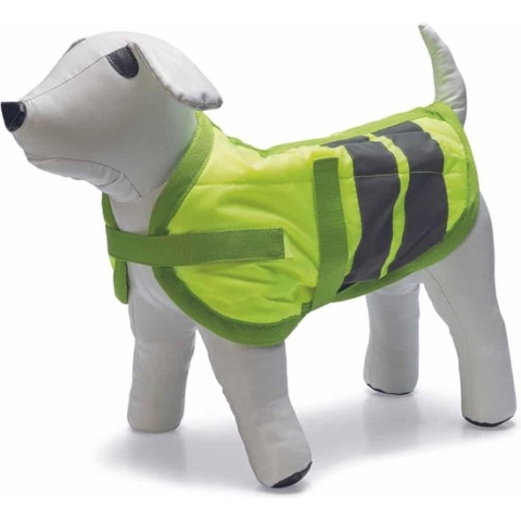 Beeztees Teddie - Hondenjas - Reflecterend - Geel - 30 cm