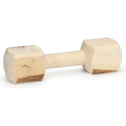 Beeztees Apporteerblok - Hondenspeelgoed - Hout - 350-400 gram