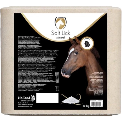 Excellent Liksteen Mineral Horse - 10kg - Zout, sporenelementen en mineralen - Paarden