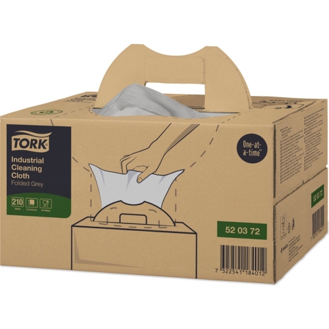 Tork Poetsdoek | ca. L110xB338 | wit | 1 laags, zonder reliëf | 1 stuk - 520372 520372