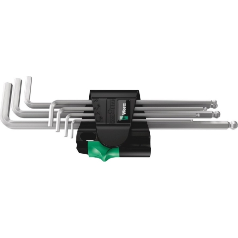 Wera 950 PKL/7B SM magnetische Stifsleutelset, metrisch, verchroomd, 7 -delig - 1 stuk(s) - 05022101001