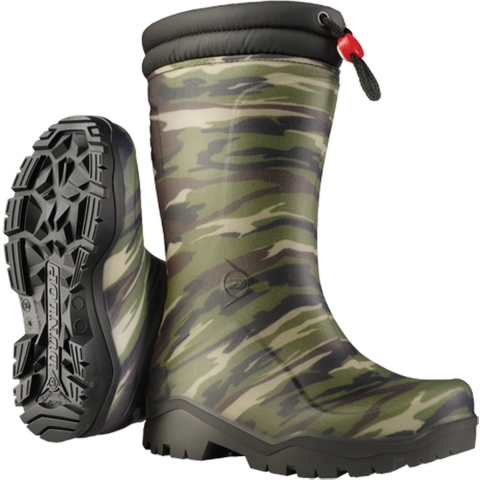 Dunlop K310931 Blizzard Kinderlaars gevoerd PVC | Camouflage 14587 | Maat 24 - 00.036.023.24
