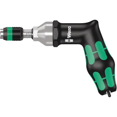 Wera 7442 Kraftform Pistoolgreep instelbare Momentschroevendraaier met Rapidaptor Snelwisselhouder, 1/4 duim, 3,0 - 6,0 Nm - 1 stuk(s) - 05074702001