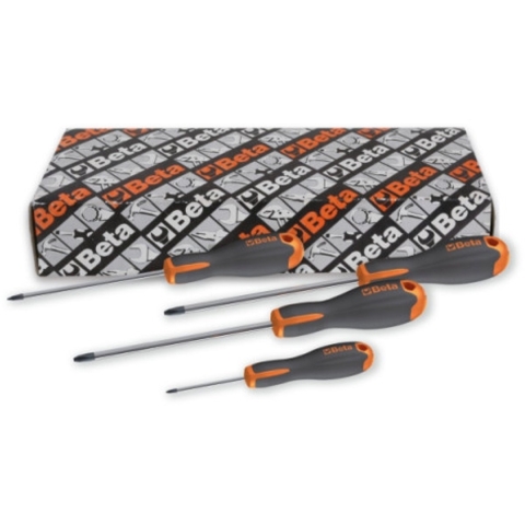 Beta 1202E/S4 4-delig set schroevendraaiers voor head Phillips® kruiskopschroeven - 012021204 012021204