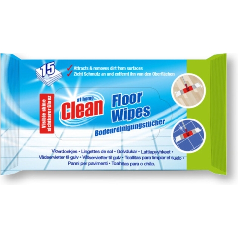 12x At Home Reinigingsdoekjes Vloer 15 stuks
