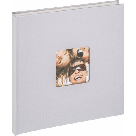 WALTHER DESIGN Walther Fun Lichtgrijs 26x25cm Fotoalbum FA-205-D Inplakalbum