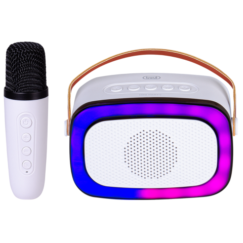 Trevi Xr8a01 Wit Mini Karaoke Speaker