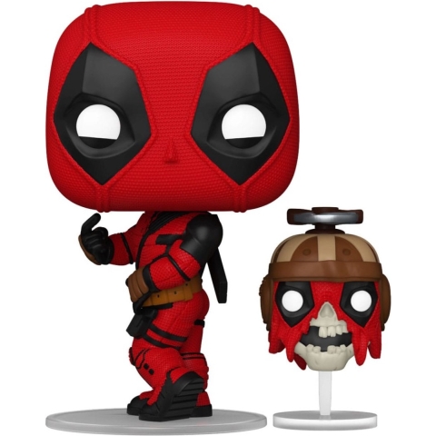 Deadpool & Wolverine Funko Pop Vinyl: Deadpool with Headpool
