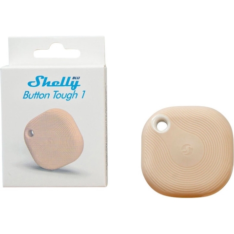Shelly Shelly BLU Button Tough 1 Mocha Dimmer, Schakelaar Bluetooth Low Energy
