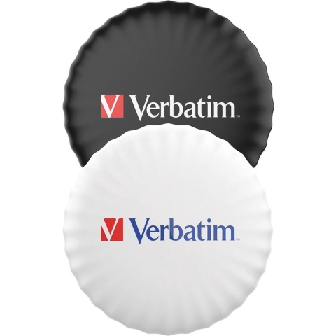 Verbatim My Finder Coin 2-Pack Bluetooth tracker Apple AirTag Zwart, Wit