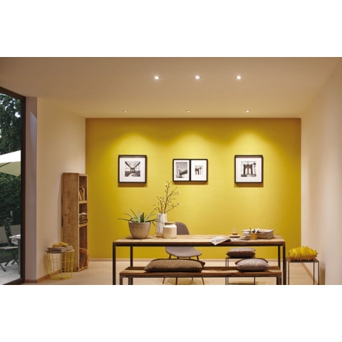 Paulmann LED-inbouwlamp voor badkamer Energielabel: G (A - G) LED 18 W Satijn