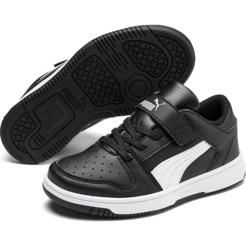 Puma Schoenen - Rebound Layup Lo SL V PS - Zwart/Wit - Puma - 33 - Schoenen