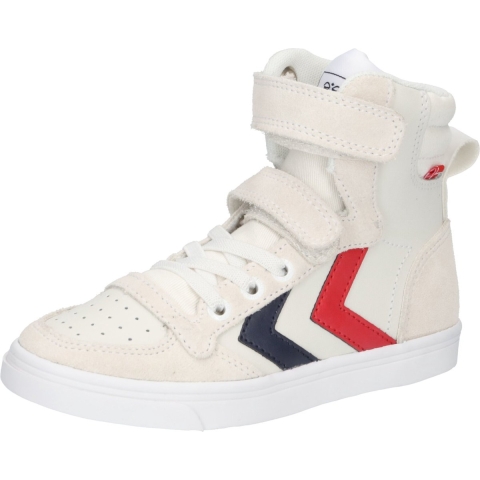 Hummel Laarzen - Slimmer Stadil Leather High Jr. - Wit - Hummel - 37 - Laarzen