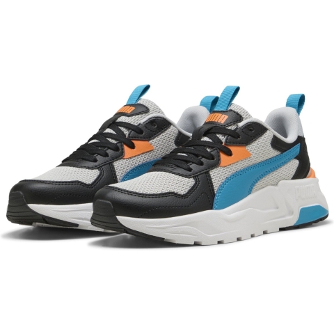 Puma Schoenen - Trinity Lite Jr - Grijs/Zwart/Blauw - Puma - 36 - Schoenen
