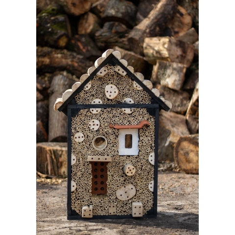 Insectenhotel de Langpoot 20x50x90 cm - Boomstijl
