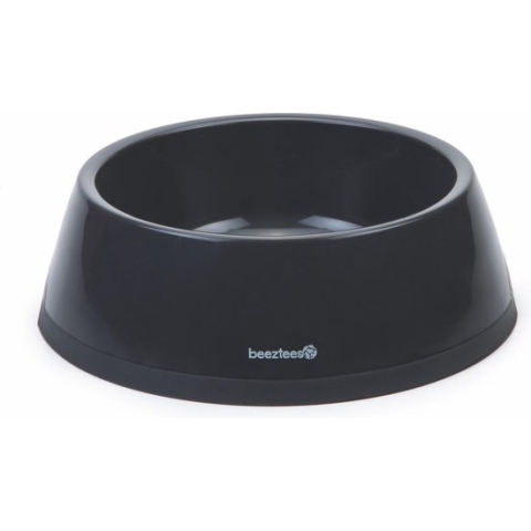 Beeztees plastic eetbak hond antraciet 0,6L