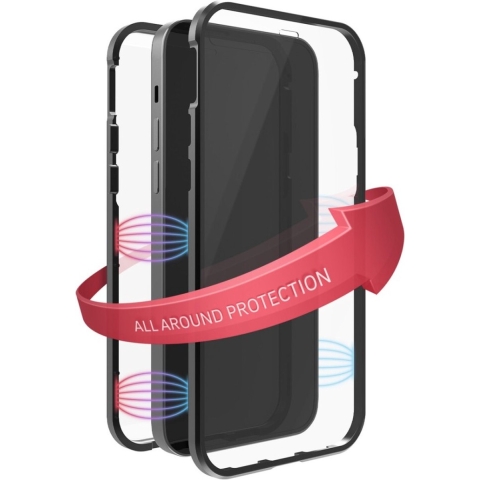 Black Rock Cover 360° Glass Voor Apple IPhone 13 Mini Zwart