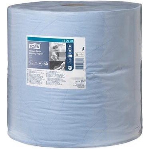 Tork Poetsdoek | L340xB369ca. mm | blauw | 2 laags, met reliëf | wiel | 1 stuk - 130070 130070