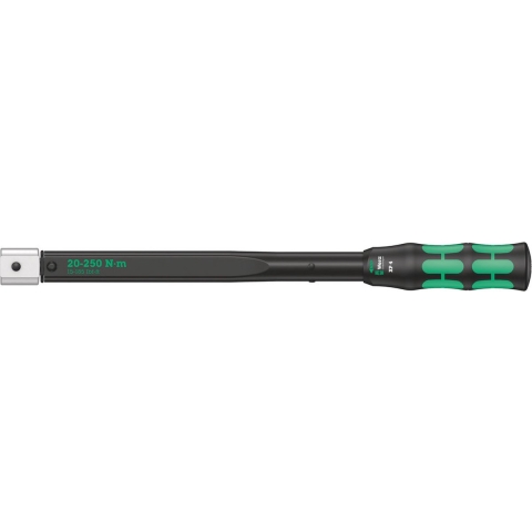 Wera Click-Torque XP 4 draaimomentsleutel met standaard instellingenvoor insteekgereedschappen, 20-250 Nm, 20 Nm, 14x18 x 20,0 Nm x 20-250 Nm -