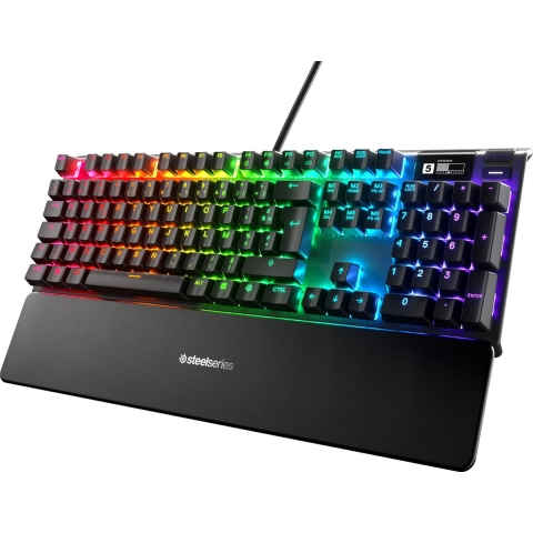 SteelSeries Apex Pro - Azerty - Mechanisch Gaming Toetsenbord Aanpasbare Omnipoint switches– OLED display - RGB