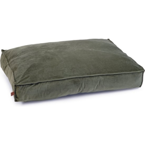 Designed by Lotte Nalino - Hondenkussen - Fluweel - Groen - 100x70x15 cm