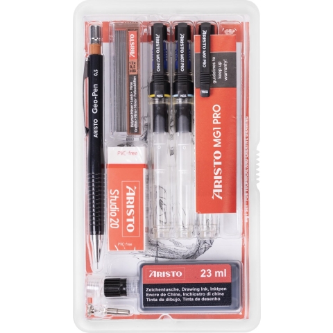 Aristo AR-64150 Tekenpen Studio-set 8-delig
