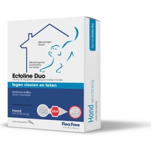 Ectoline Duo Hond - Gewicht dier 2 - 10 kg