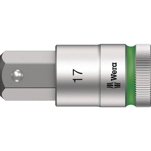 Wera 8740 C HF Zyklop Bit/dop-combinatie met Vasthoudfunctie met 1/2" Aandrijving , 17.0 x 60 mm - 1 stuk(s) - 05003828001