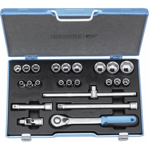 Gedore Dopsleutelset 1/2" 23-dlg. - 2545837