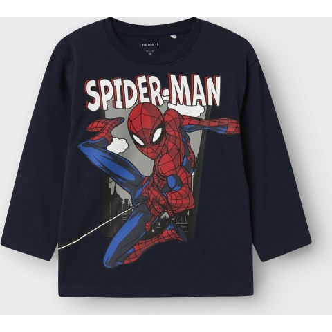 Name It Blouse - NmmSap - Spider-Man - Navy Blazer - Name It - 5 jaar (110) - Blouse