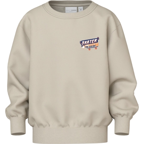 Name It Sweatshirt - NmmVasha - Peyote/Skater Dino - Name It - 5 jaar (110) - Sweatshirt