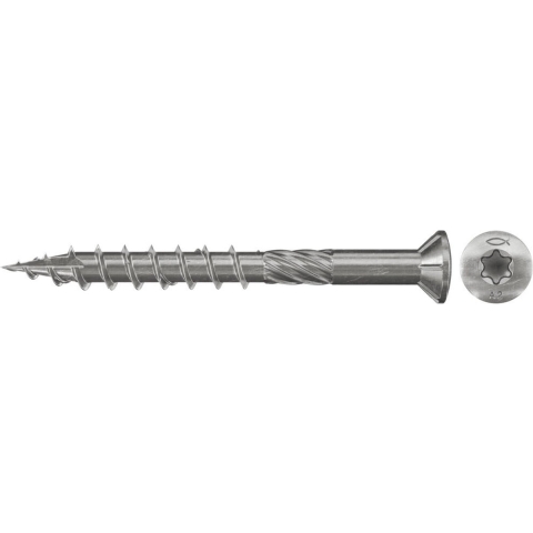 Fischer 660602 Terrasschroeven 5 mm 40 mm T RVS 200 stuk(s)