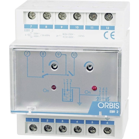 ORBIS Zeitschalttechnik Niveausensor 1 stuk(s) EBR-2 Voedingsspanning (num): 230 V/AC, 400 V/AC (l x b x h) 65.5 x 71 x 86 mm