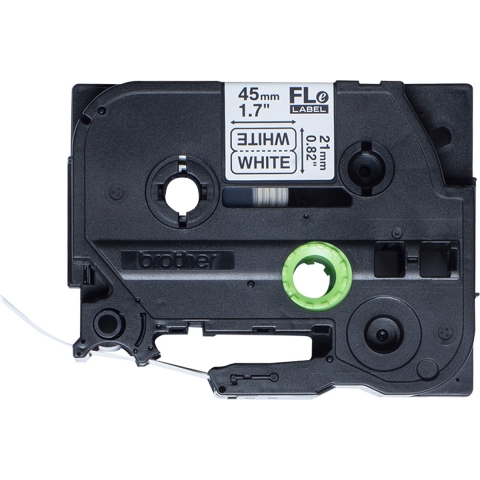 Brother FLe-2511 Labeltape gelamineerde kabeletiketten Tapekleur: Wit Tekstkleur: Zwart