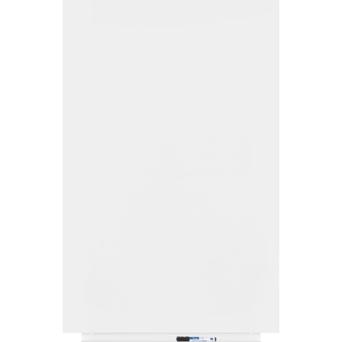 Rocada Whiteboard 6420MATT (b x h) 115 cm x 75 cm Wit (RAL 9003) Kunststof coating Incl. opbergbakje, Horizontaal- of verticaalformaat