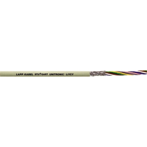 LAPP 34604/50 Datakabel UNITRONIC LIYCY 4 x 0.5 mm² Grijs 50 m