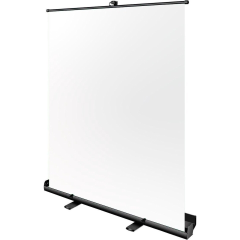 BRESSER draagbaar Roll-up Achtergrond 147 x 190 cm wit