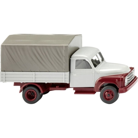 Wiking 034504 H0 Vrachtwagen Hanomag L 28 laadbak - venstergrijs